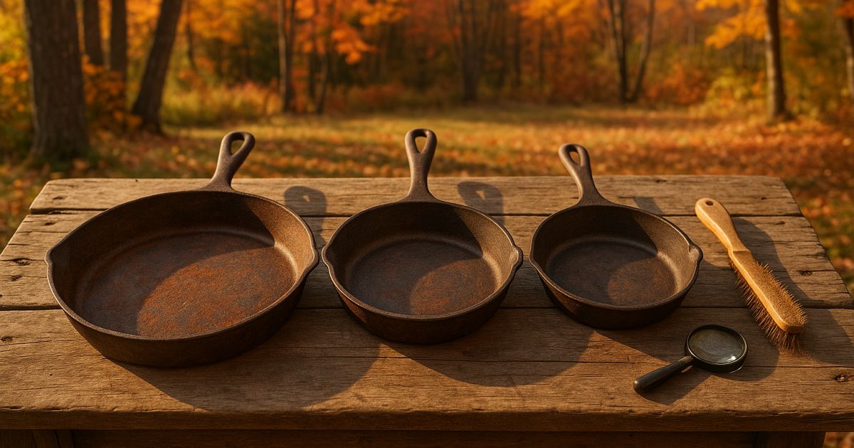 How to tell whether an old cast iron skillet is worth anything