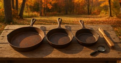 How to tell whether an old cast iron skillet is worth anything