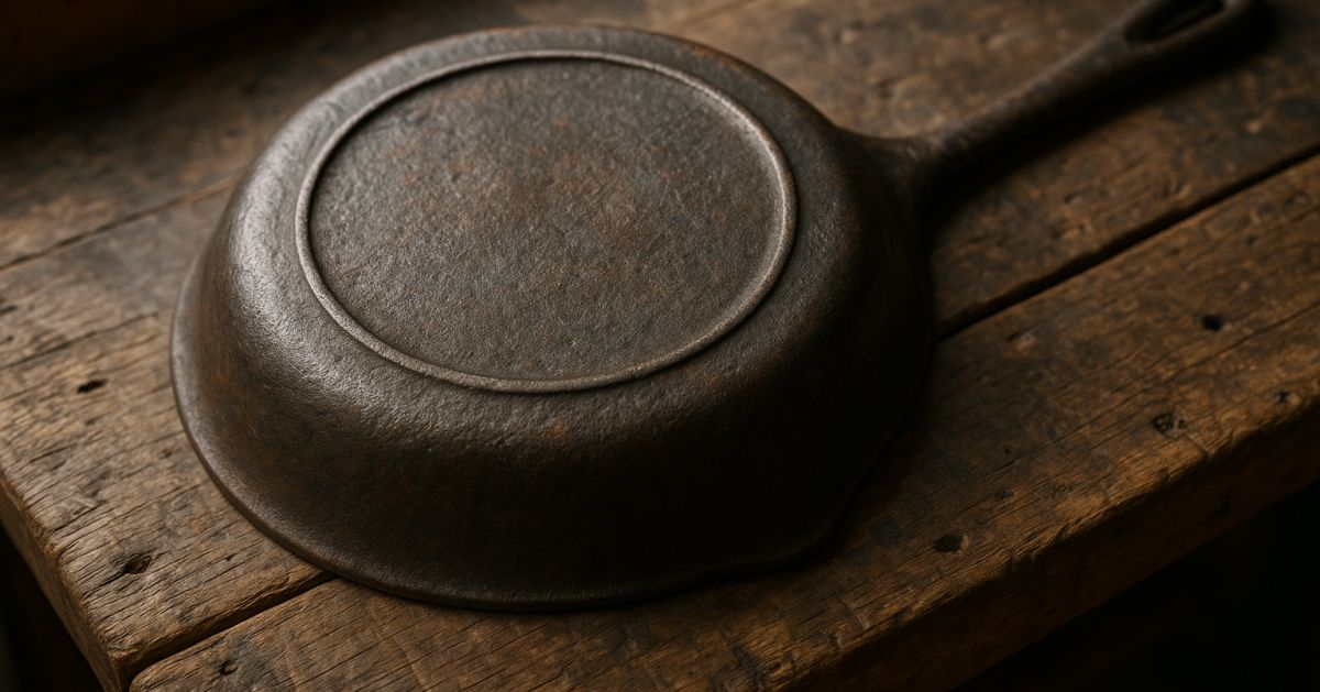 What a heat ring is, and what it tells you about a skillet's age