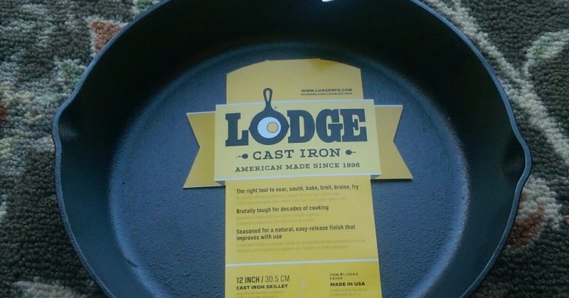 Lodge Manufacturing Company - A Lodge 12" (30.5 cm) cast iron skillet. Photo by Jim Heaphy.